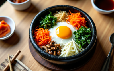 Comment faire un bibimbap coréen équilibré et rapide