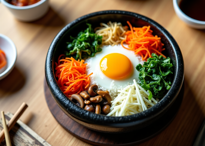 Comment faire un bibimbap coréen équilibré et rapide