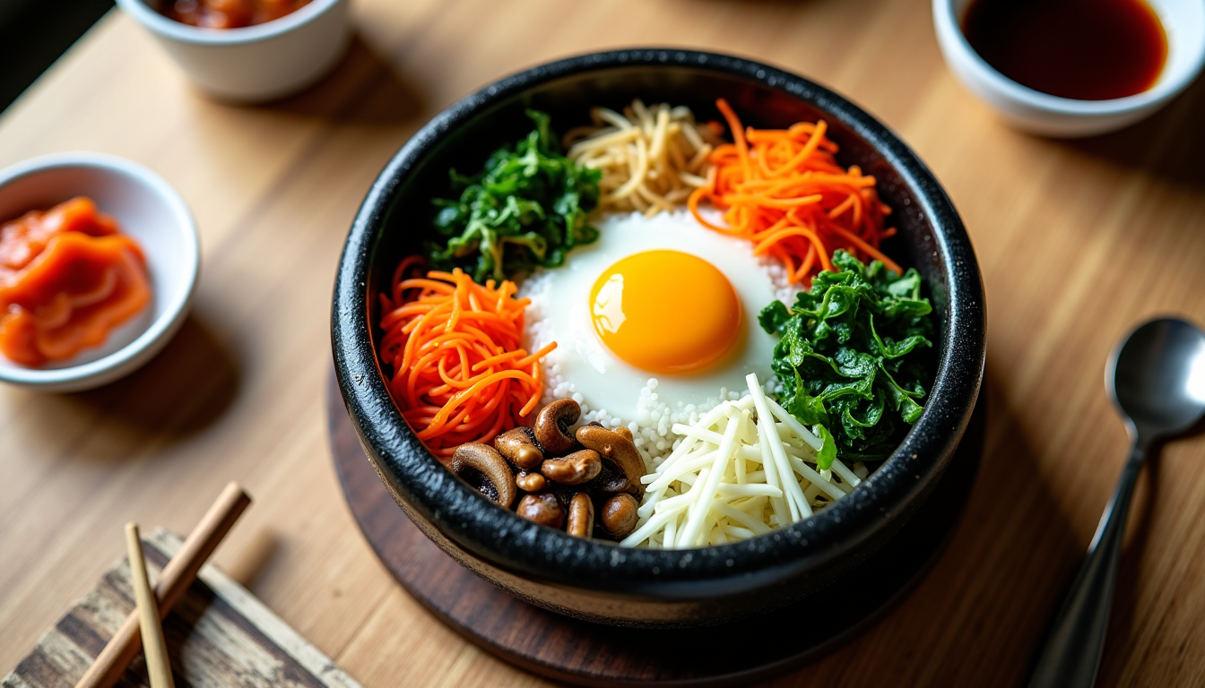 Comment faire un bibimbap coréen équilibré et rapide