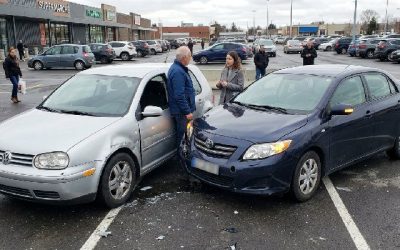 accident sur parking