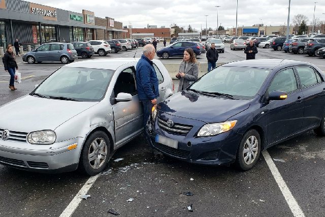 accident sur parking