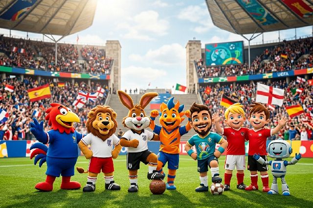 mascottes de l'Euro