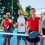Installation terrain de tennis