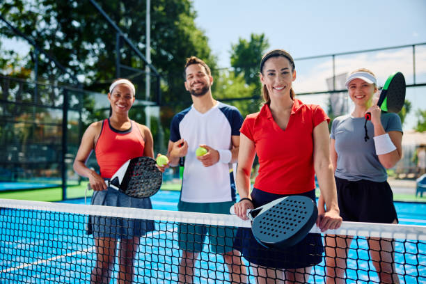 Installation terrain de tennis